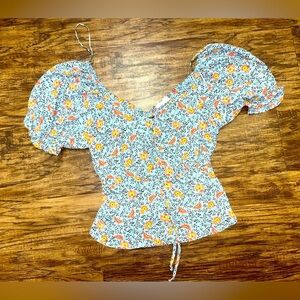 Sienna Sky Floral Blouse Size XS
